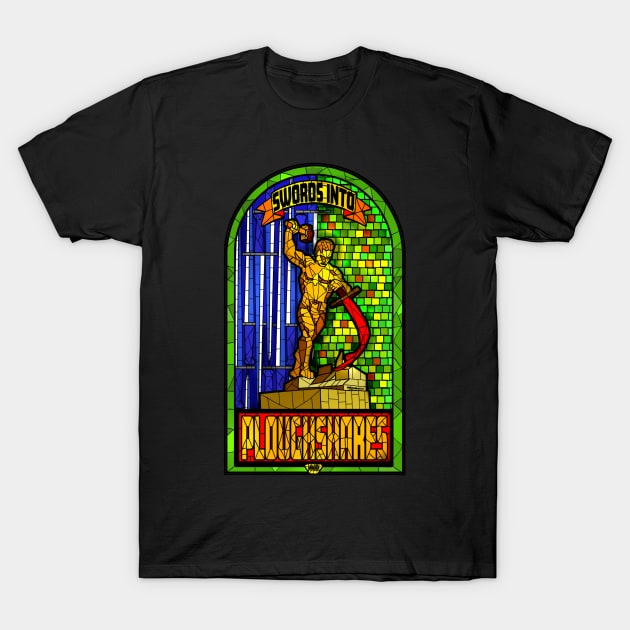 Swords Into Ploughshares T-Shirt by Harley Warren